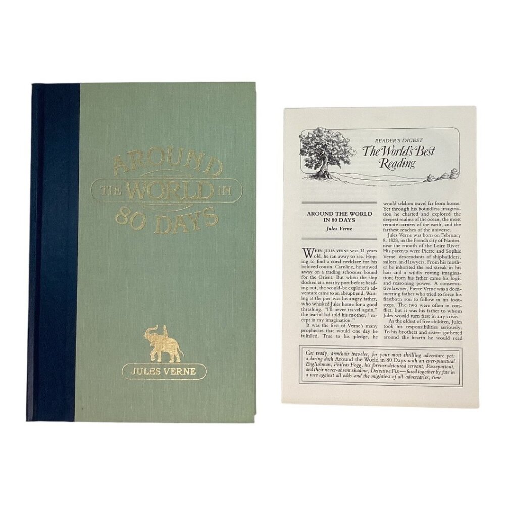 Around The World In 80 Days By Jules Verne‎ Readers Digest Edition 1988